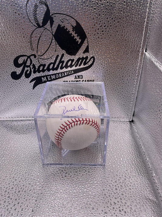 Paul Blair auto baseball