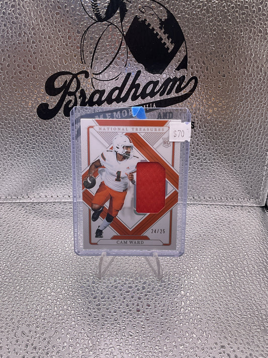 Cam Ward 2025 National Treasures
Collegiate RC Patch #ed 24/25 PTT-CWD