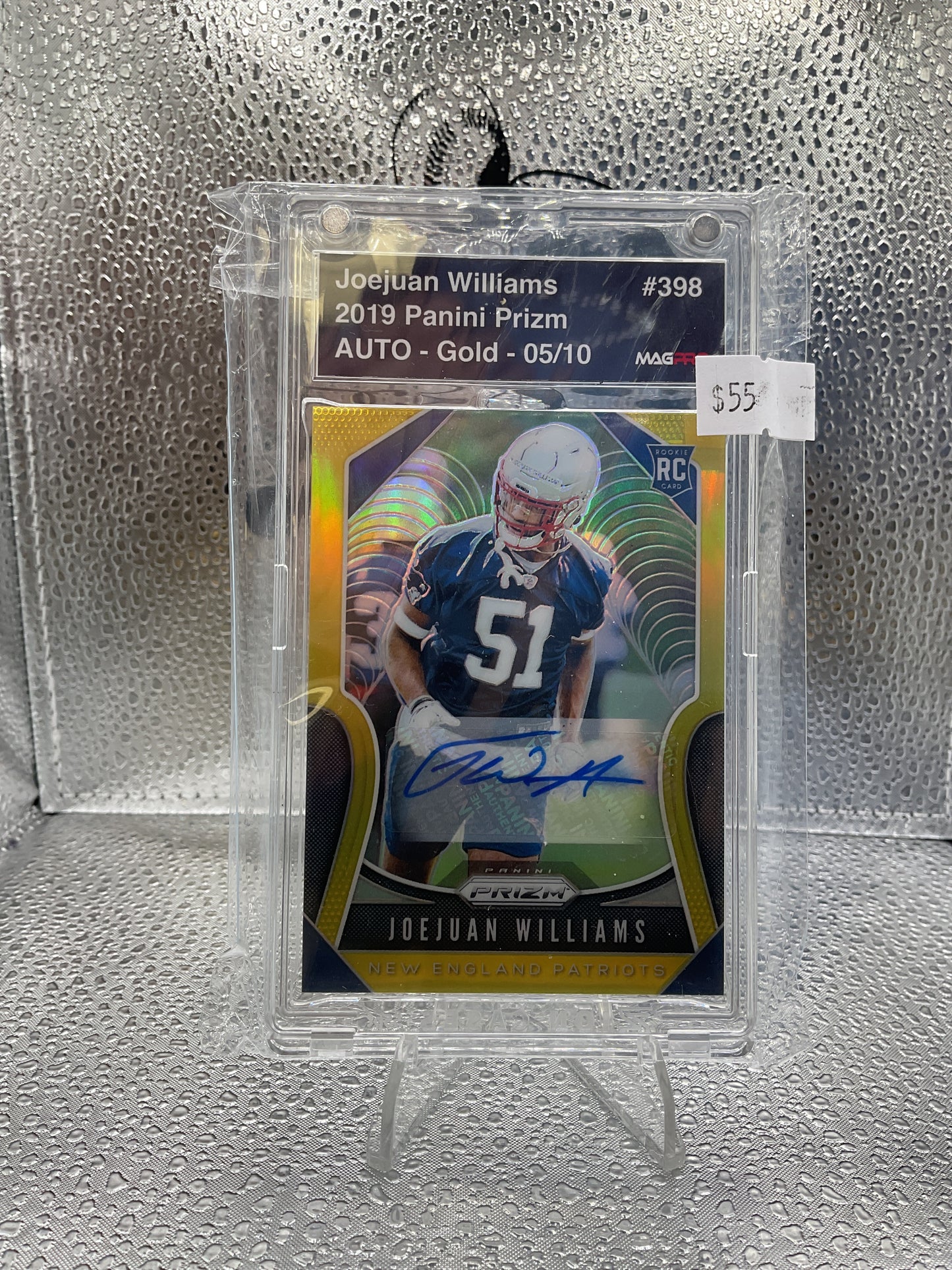 2019 Panini Prizm Joejuan Williams AUTO- Gold 5/10 #398