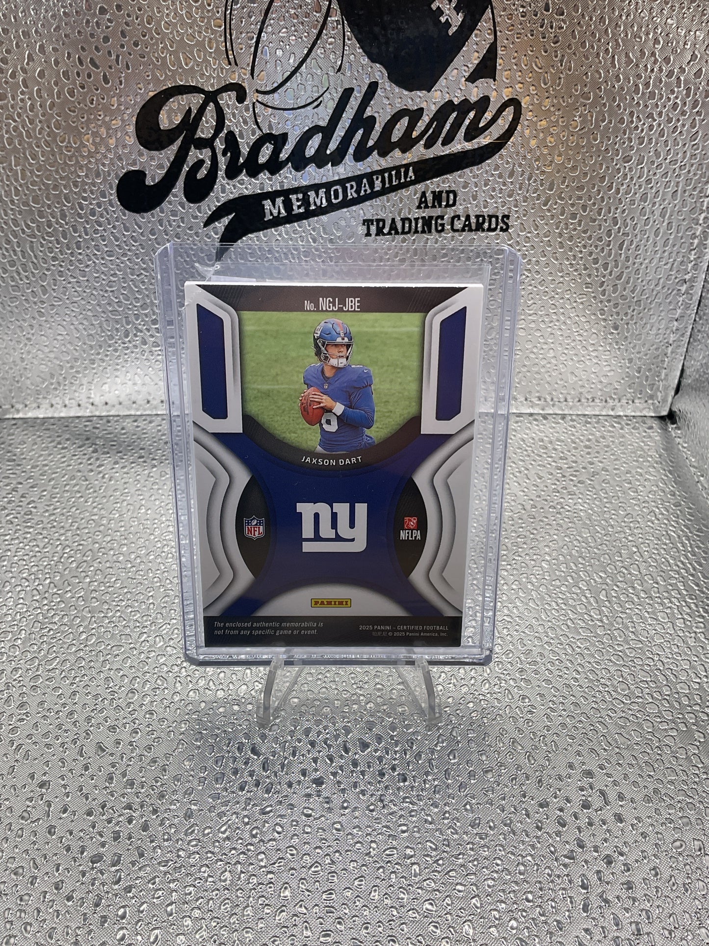 2025 Panini Certified - New Generation Jaxson Dart #NGJ-JBE Blue Color Match /50