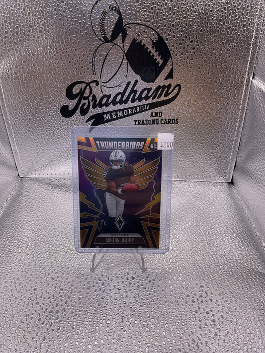 2025 Panini Phoenix Ashton Jeanty Thunderbirds Gold /10