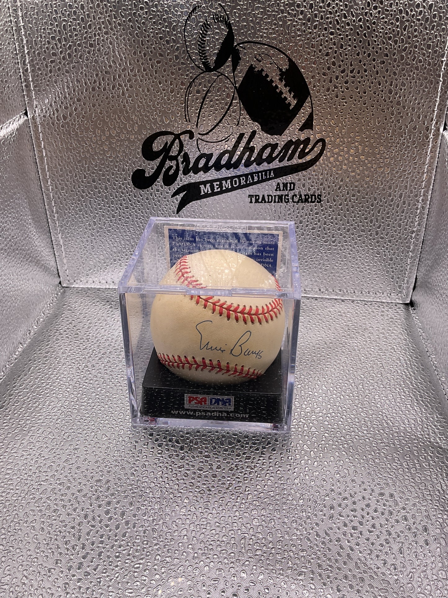 Ernie banks auto baseball
