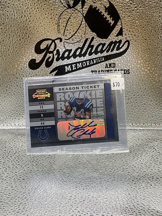 Dallas Clark Season Ticket  /539