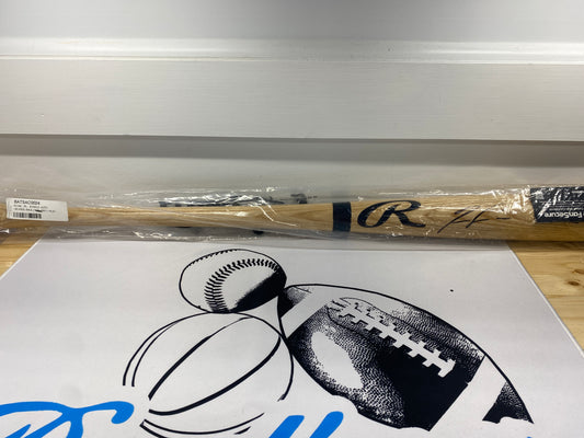 Ronald Acuna Jr Signed baseball bat with Coa