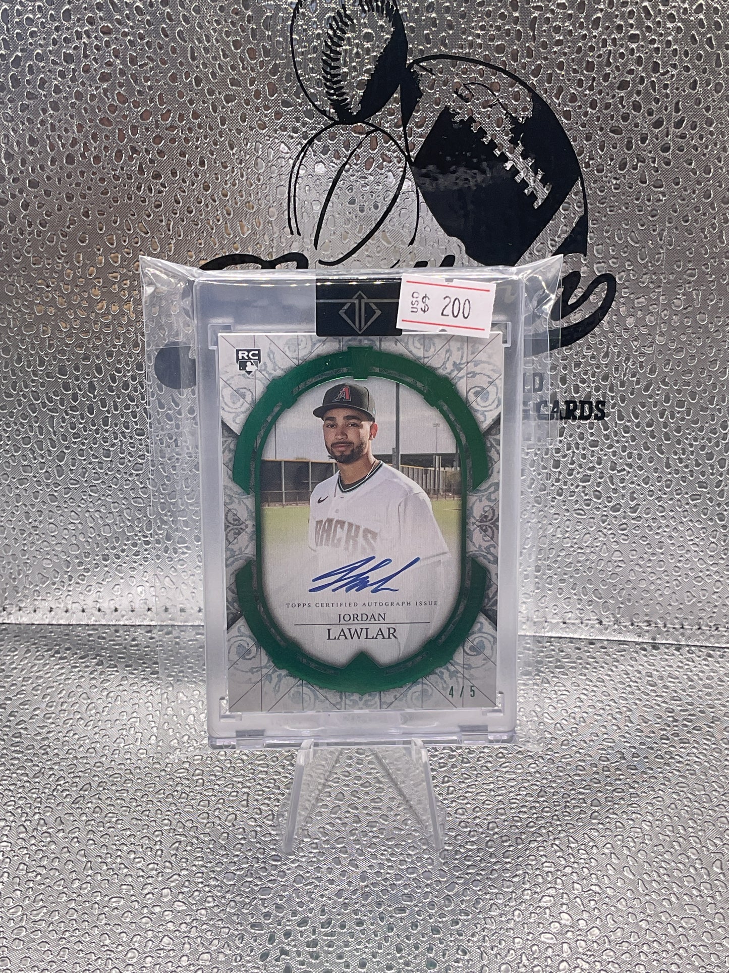 2024 Topps Transcendent Jordan Lawlar Autographs Auto #TCA-JL /5