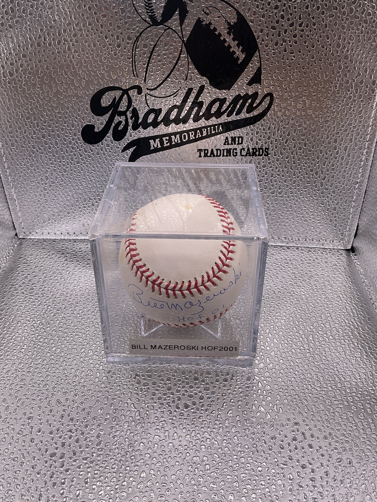 Bill Mazeroski auto baseball