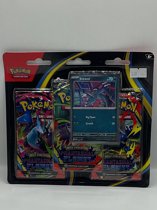 Pokémon Phantasmal Flames 3 Pack Blister