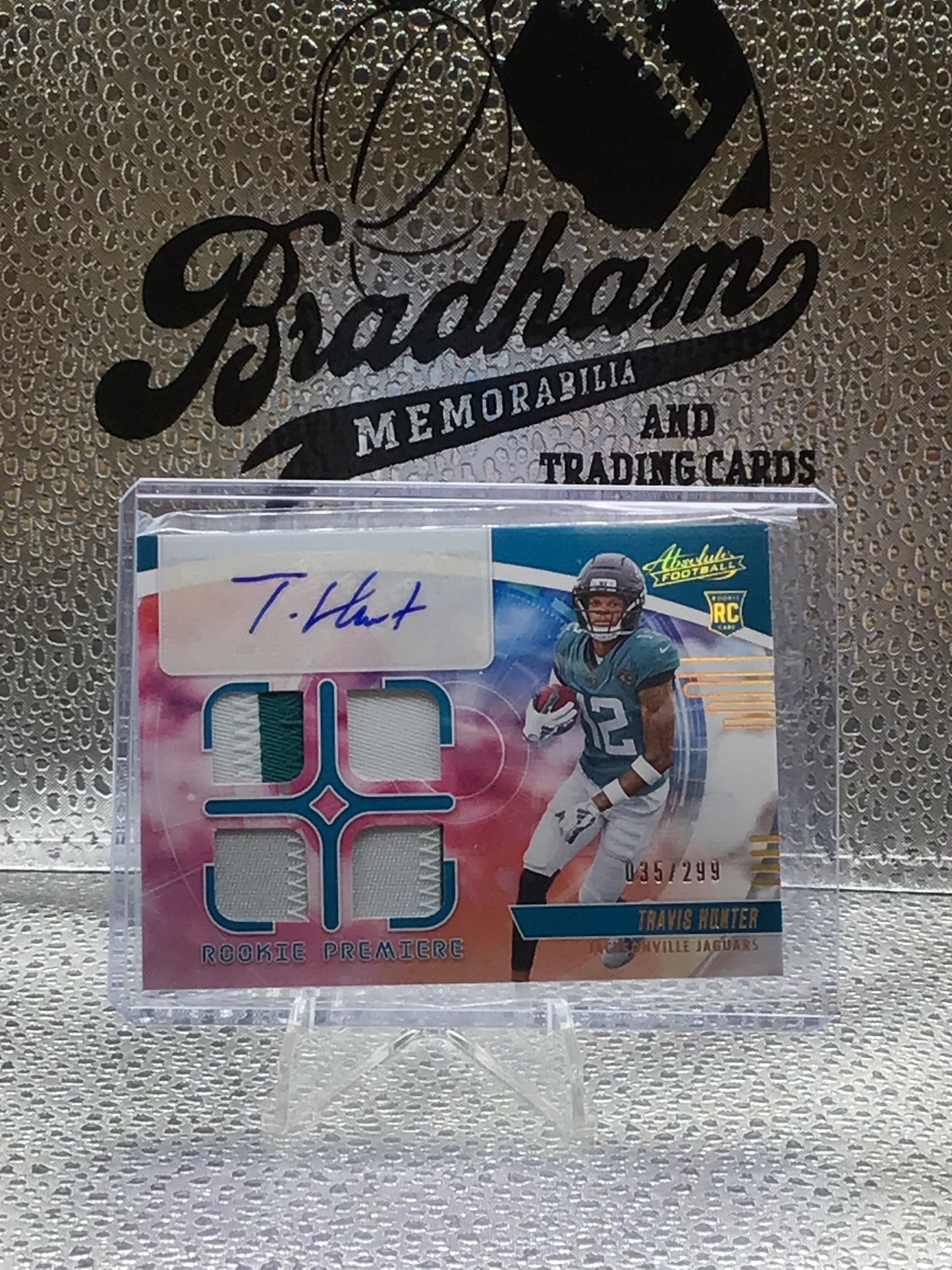 Travis Hunter RPA /299 Absolute Football
