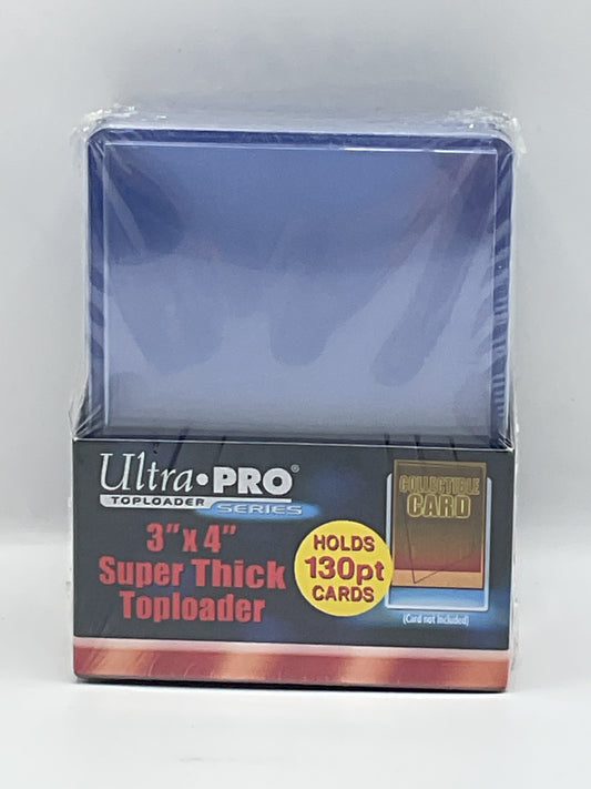 Ultra Pro Toploader 3x4 Super Thick (130 pt)