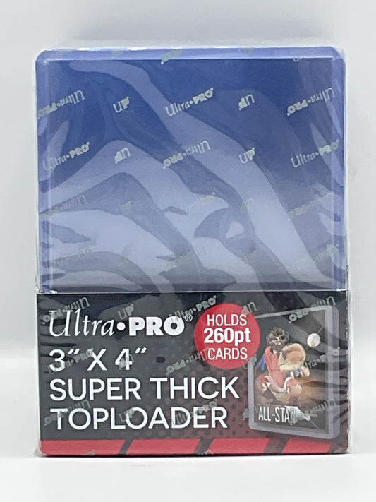 Ultra Pro 3x4 Super Thick Toploader 260pt (10 count)