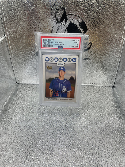 Clayton Kershaw PSA 9 2008 Update and Highlights