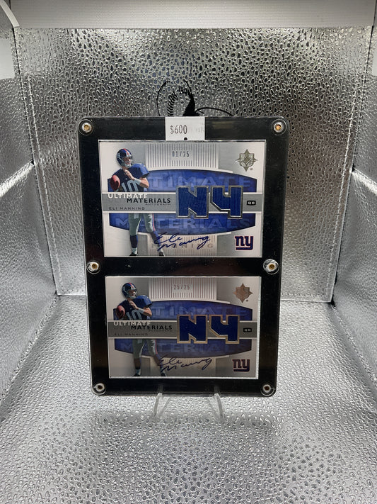 2 Eli Manning Patch Autos /25 #UM-EM2
