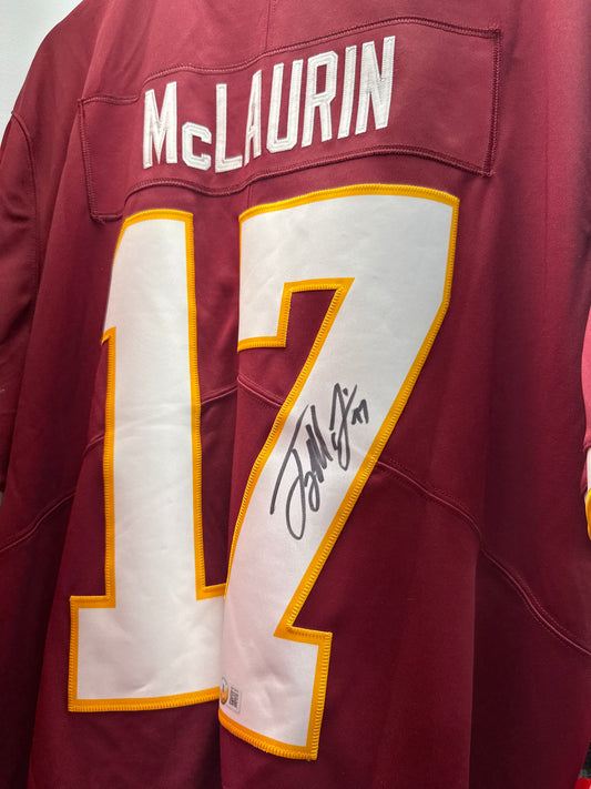 Scary Terry McLaurin Signed Jersey