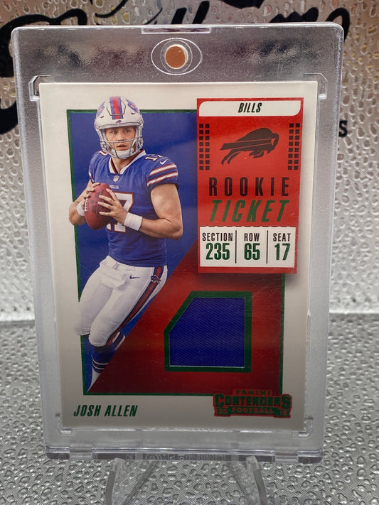 Josh Allen Paini Contenders Rookie Ticket Patch