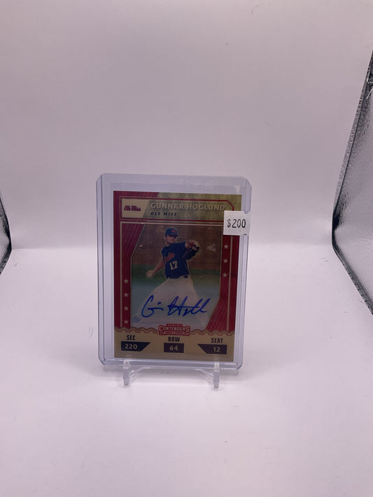 Gunnar Hoglund 1/1 Gold Vinyl #CTO-GH