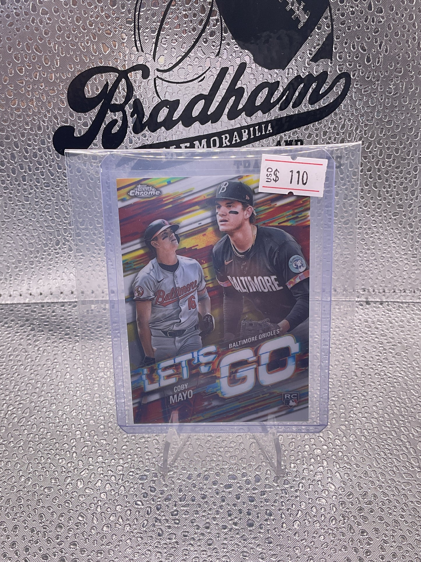 2025 Topps Chrome Coby Mayo Let's Go RC Rookie #LGC-14 Orioles