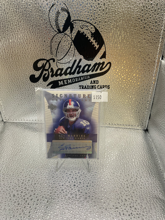 Eli Manning Auto-Signature Foundations #SF-EM