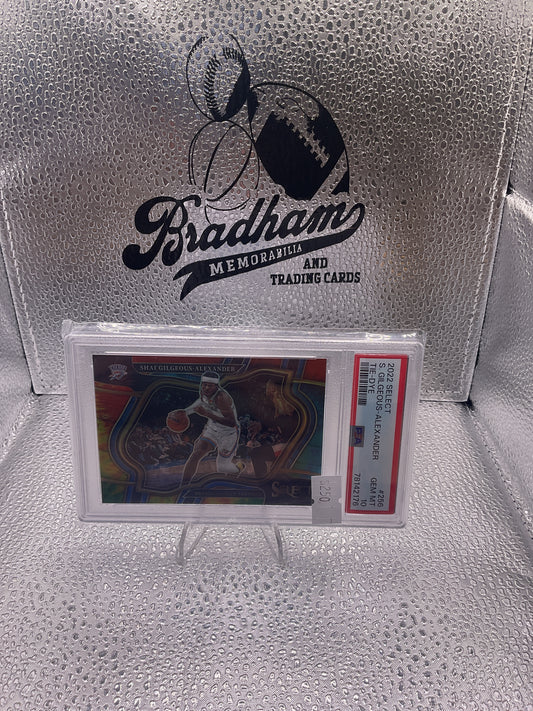 2022-23 Select Shai Gilgeous-Alexander
Tie Dye Prizm Courtside #9/25 PSA 10