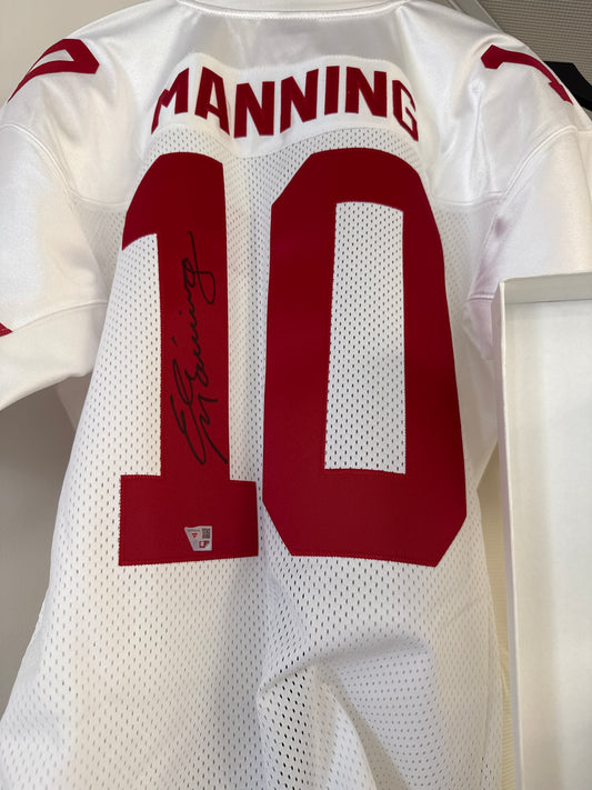 Fanatics Eli Manning Autographed Super Bowl Jersey