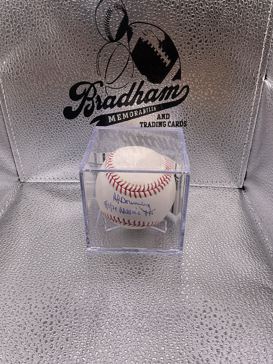 Al Downing auto baseball