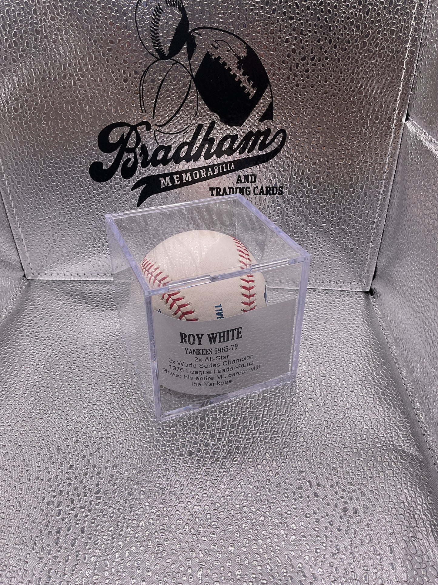 Roy White auto baseball