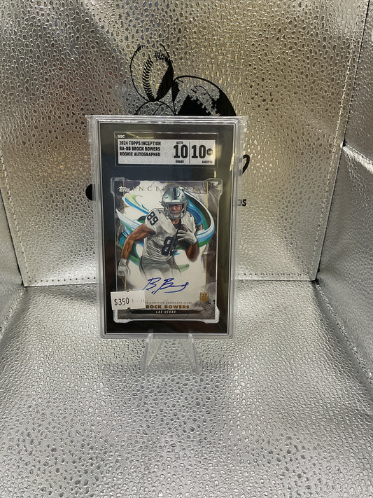 Brock Bowers Auto #RA-BB 2024 Inception