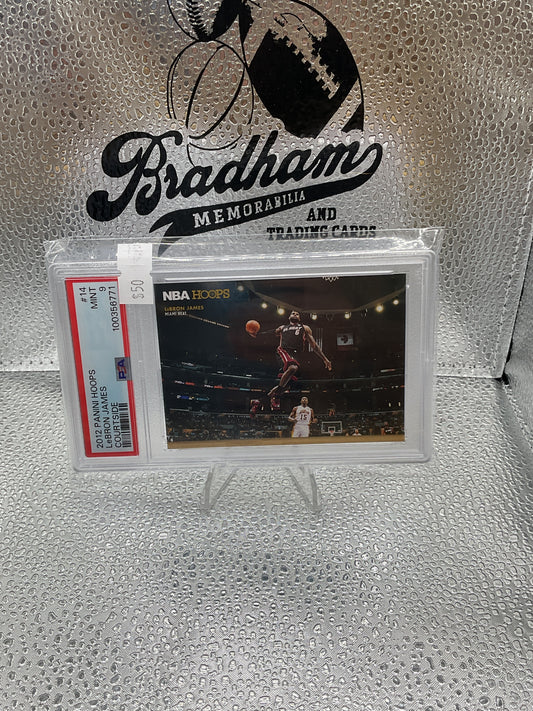2012 Panini Hoops Courtside #14 LeBron
James Heat PSA 9 MINT