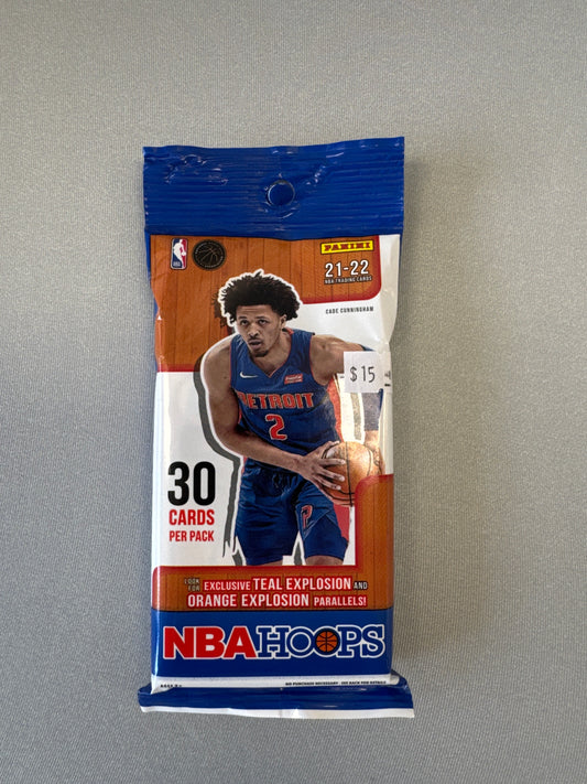 21-22 NBA Hoops wall pack