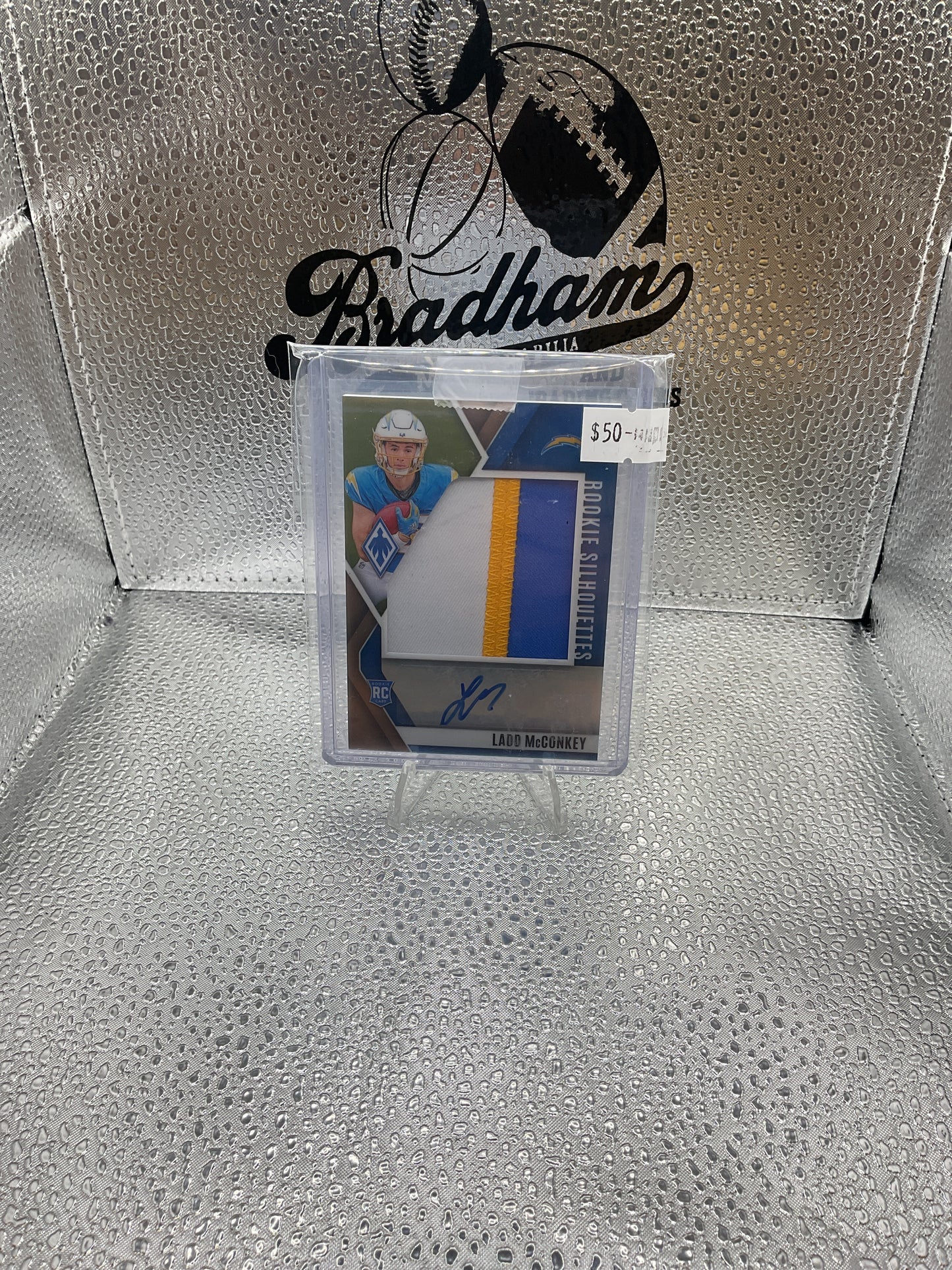 Ladd McConkey Patch Auto RC Panini Phoenix