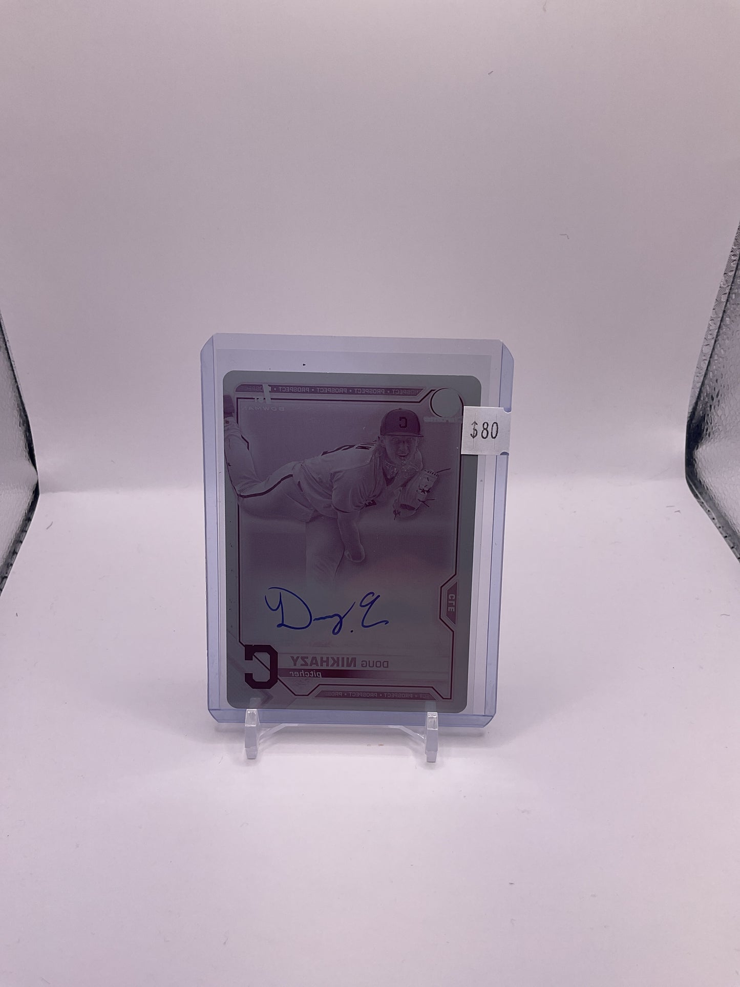 Doug Nikhazy 1/1 Printing Plate Auto #CDA-DN