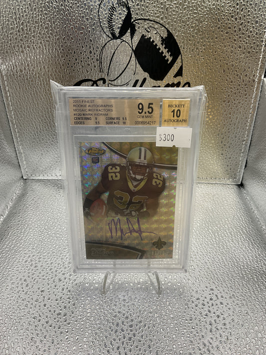 Mark Ingram Rookie Auto /10 BGS 9.5, Auto 10