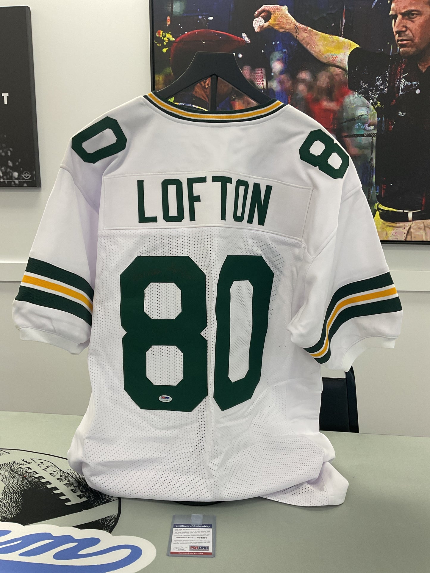 James Lofton Signed Green Bay Packers Jersey with COA