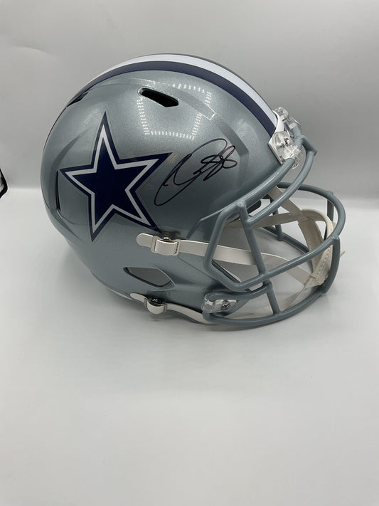 CeeDee Lamb Autographed Helmet