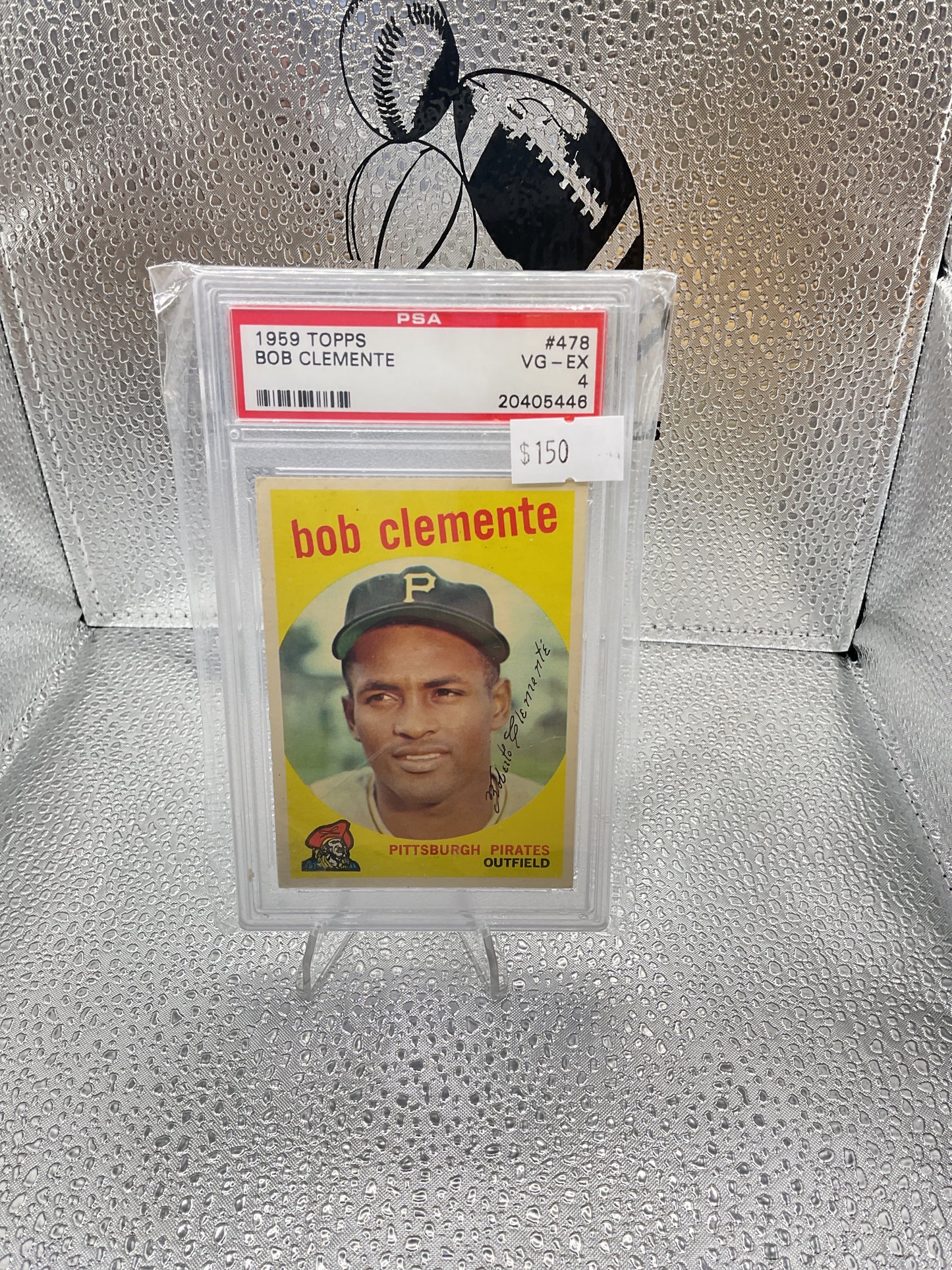 Bob Clemente PSA 4 1959 Topps