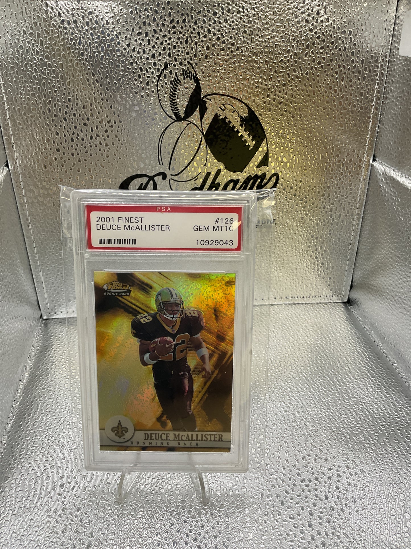 2001 FINEST DEUCE MCALLISTER #126 PSA 10 GEM MT