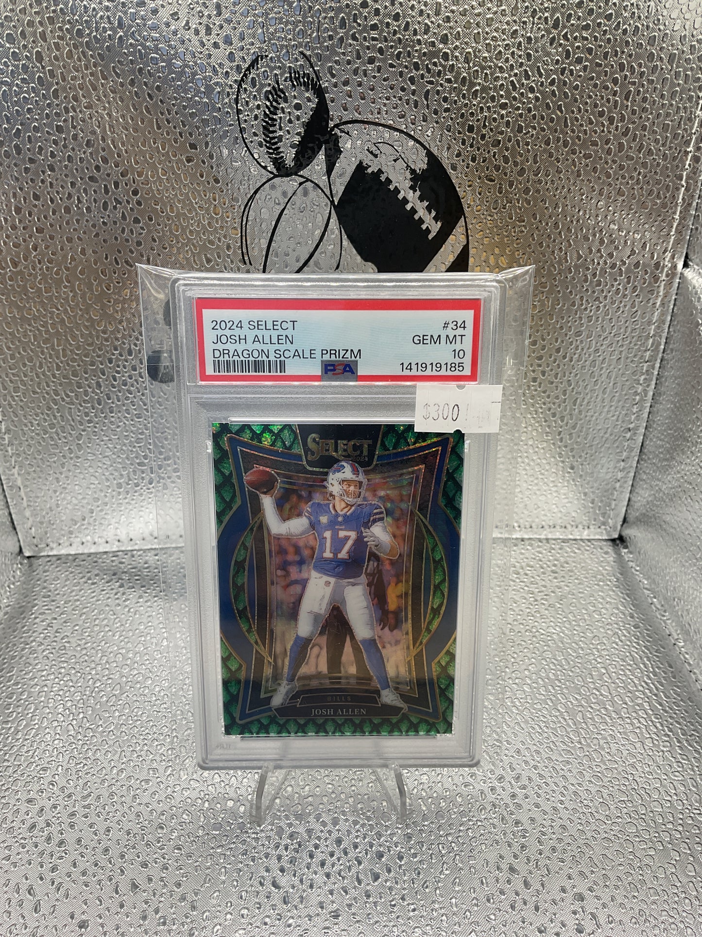 Josh Allen Dragon Scale Prizm PSA 10 #34