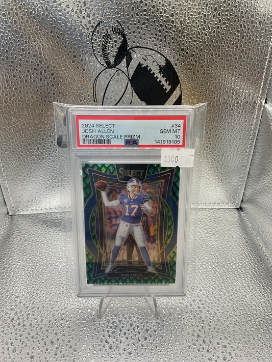 Josh Allen Dragon Scale Prizm PSA 10 #34