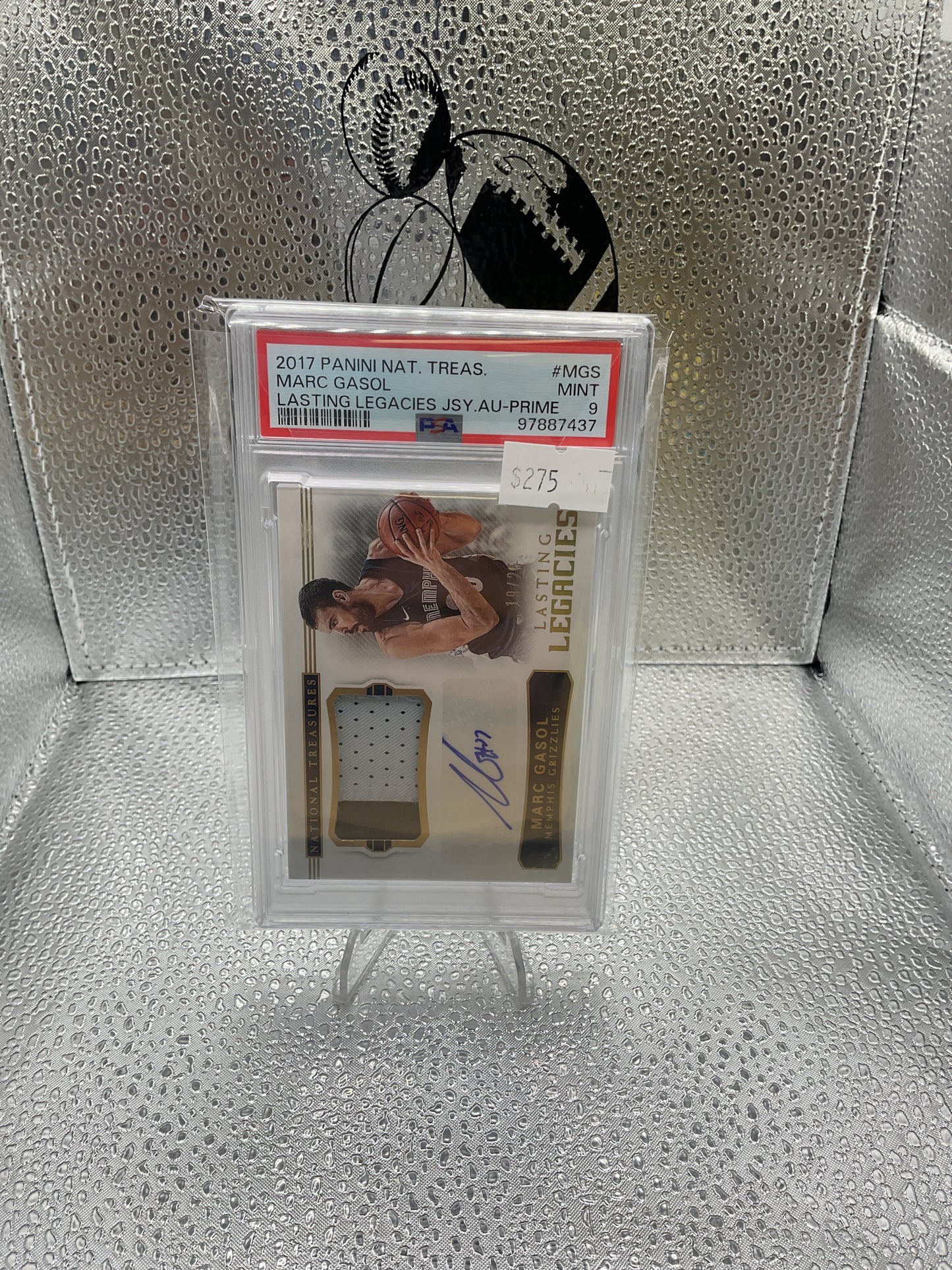 Marc Gasol Lasting Legacies Patch Auto /25 #MGS