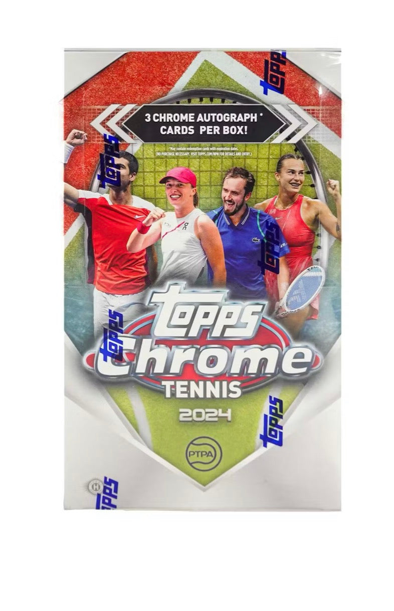 2024 Topps Chrome Tennis Hobby Box