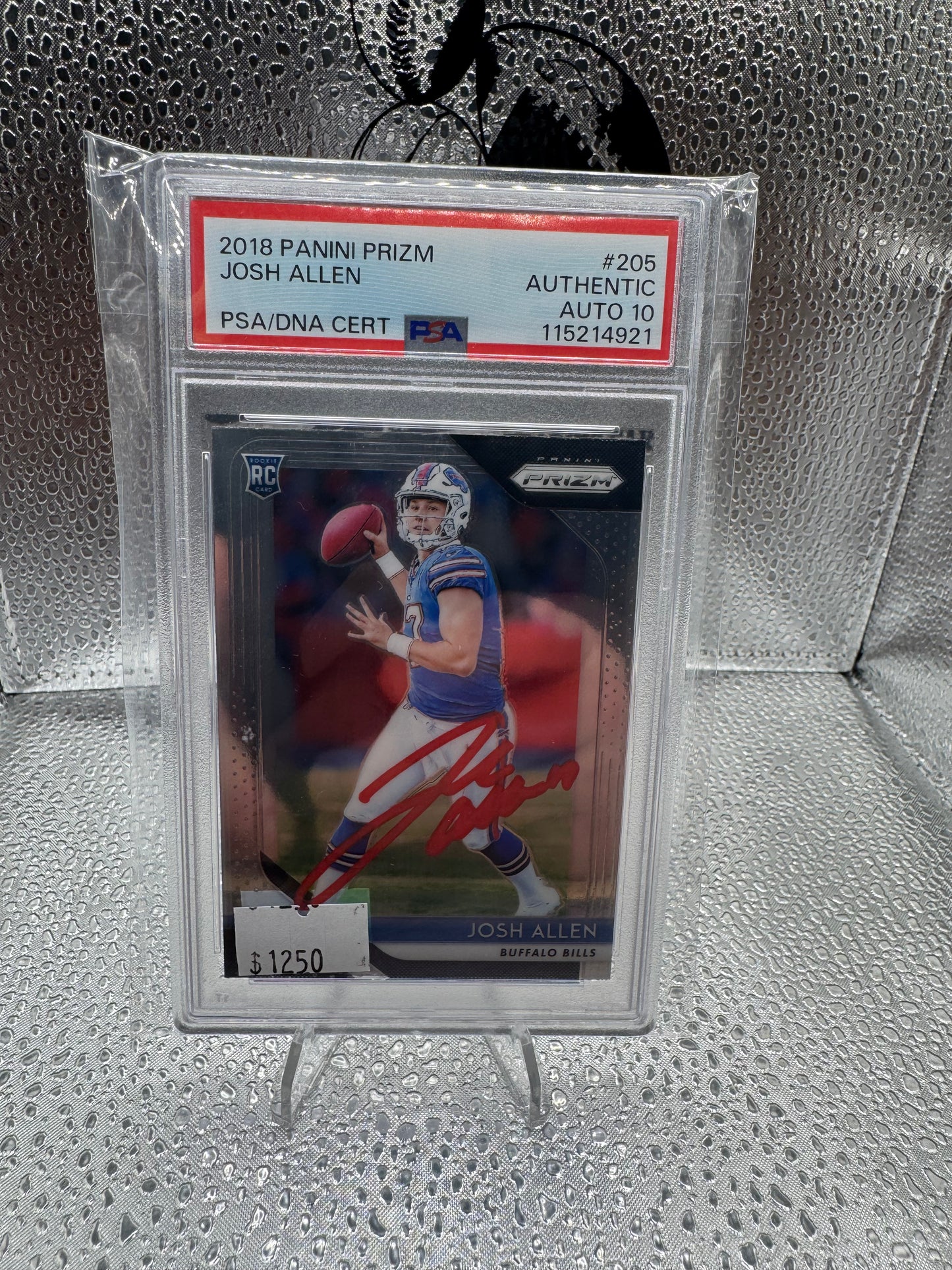 2018 Prizm Josh Allen Auto PSA 10