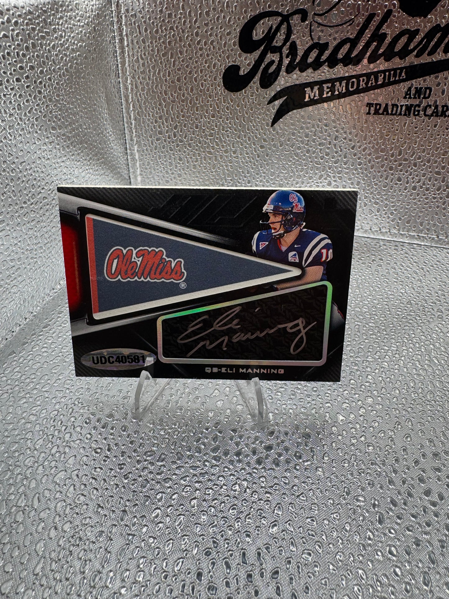 2009 Upper deck black Peyton and Eli Dual Auto /10