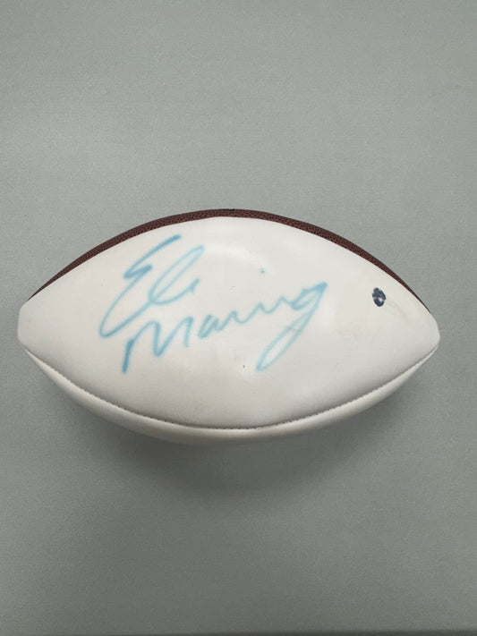 Eli Manning Autographed Football