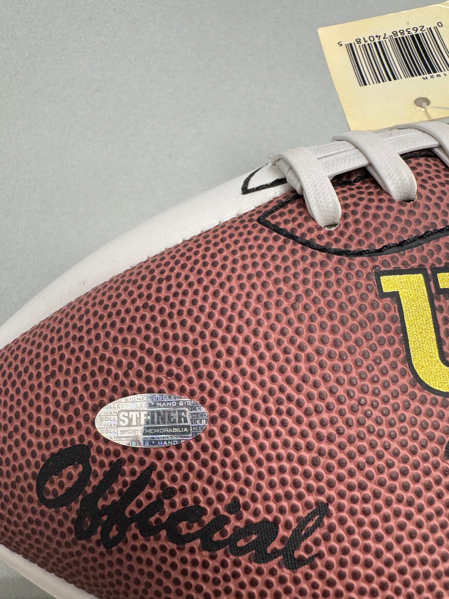 Eli Manning Autographed Football