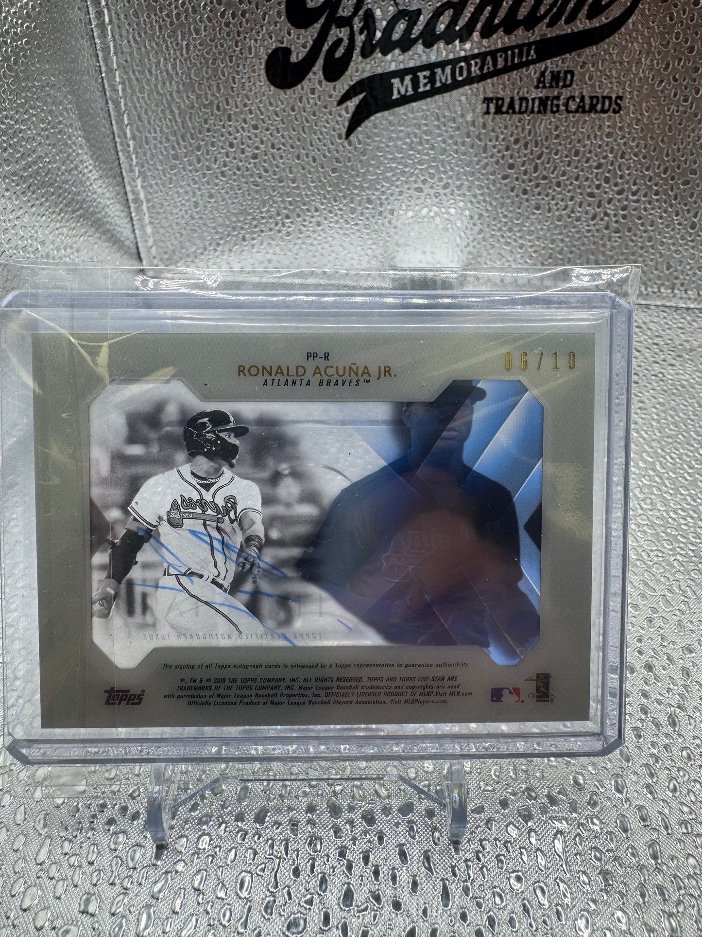 2019 Topps Five Star Pentamerous Penmanship Ronald Acuna Jr Auto /10