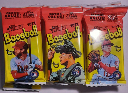 22 Topps Heritage Baseball Wm Fat Pack