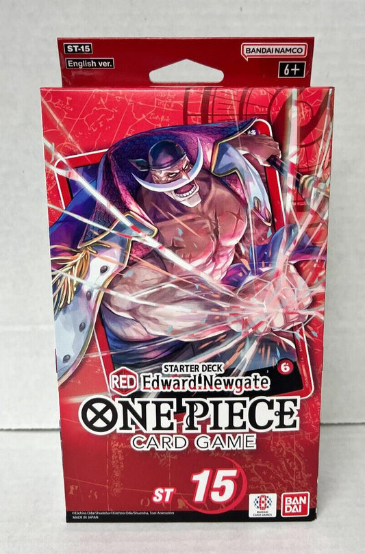 One Piece Card Game - Red Edward Newgate Starter Deck ST-15