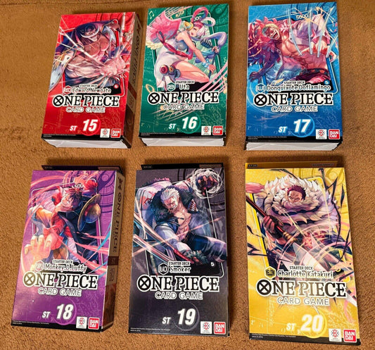 BANDAI One Piece Card Game: Black Smoker ST19 Starter Deck - EN