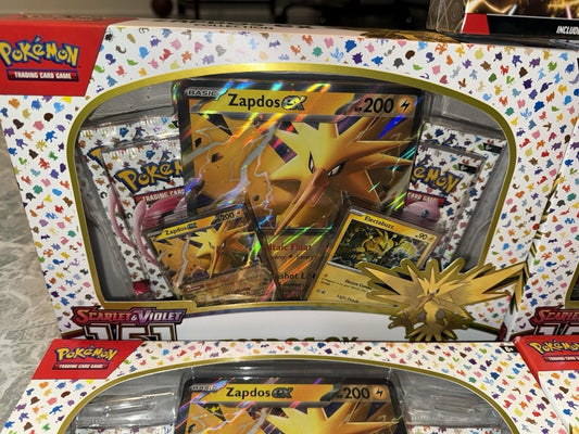 Pokemon TCG Scarlet & Violet 151 Zapdos EX  Collection  New CHECK DESCRIPTION