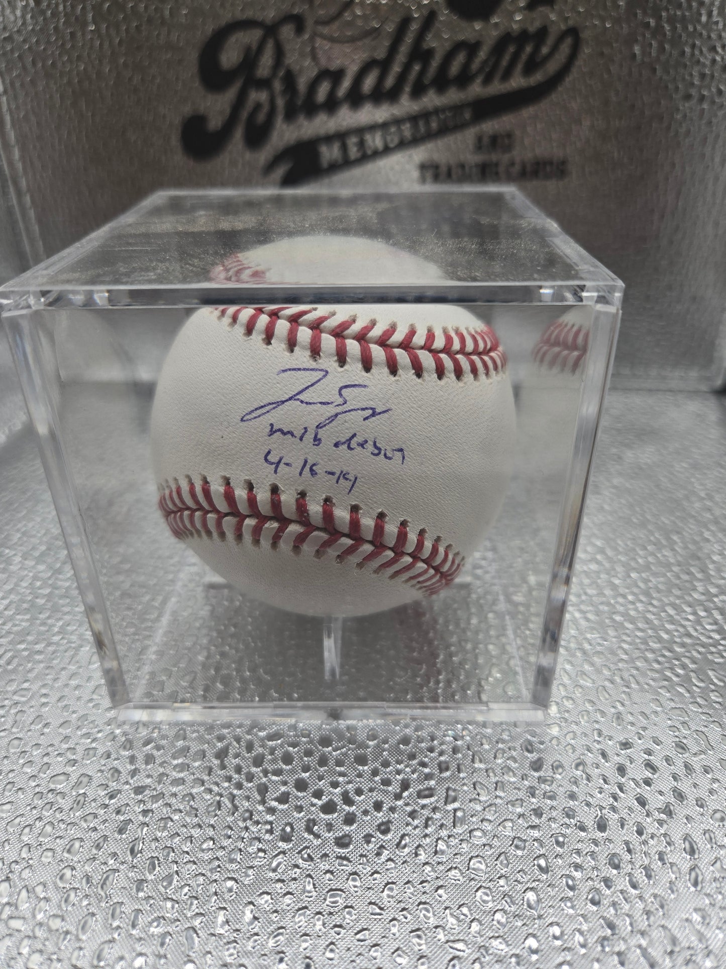 George Springer Autographed Baseball