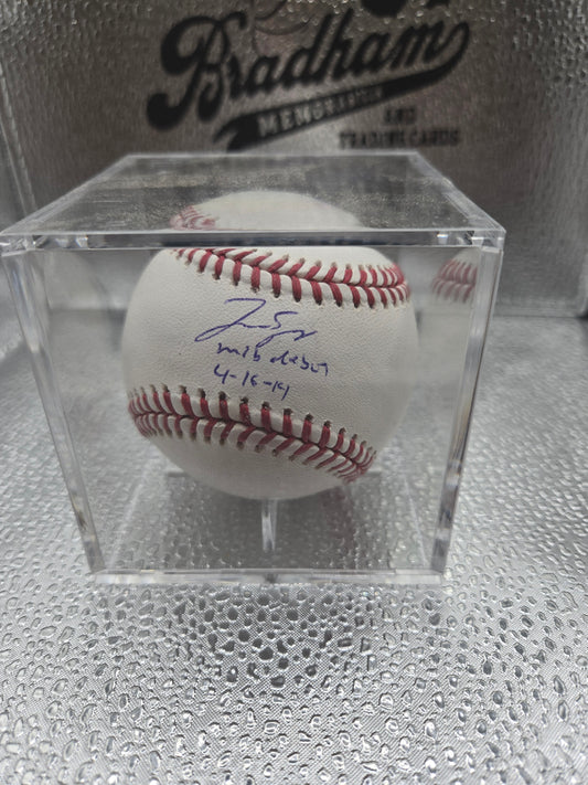 George Springer Autographed Baseball